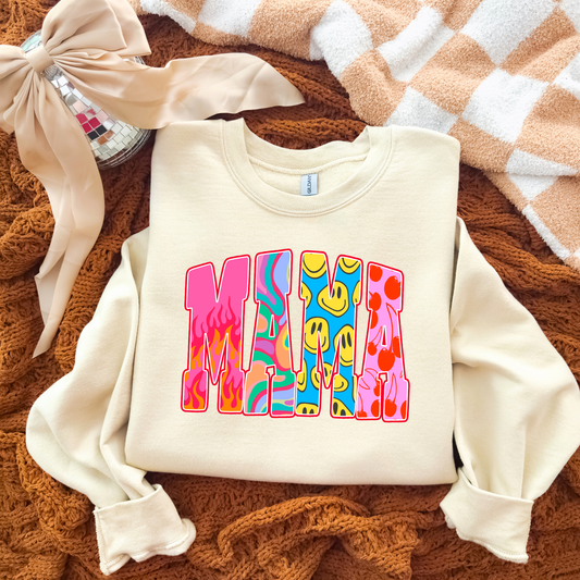 Retro Groovy Mama Shirt