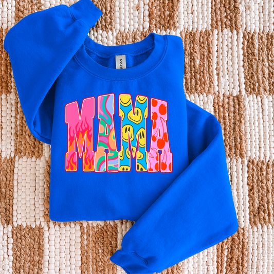 Retro Groovy Mama Shirt