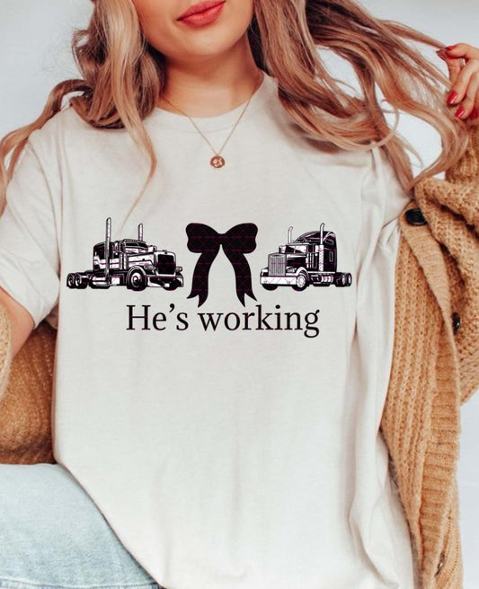 He’s Working Trucker